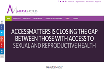 Tablet Screenshot of accessmatters.org